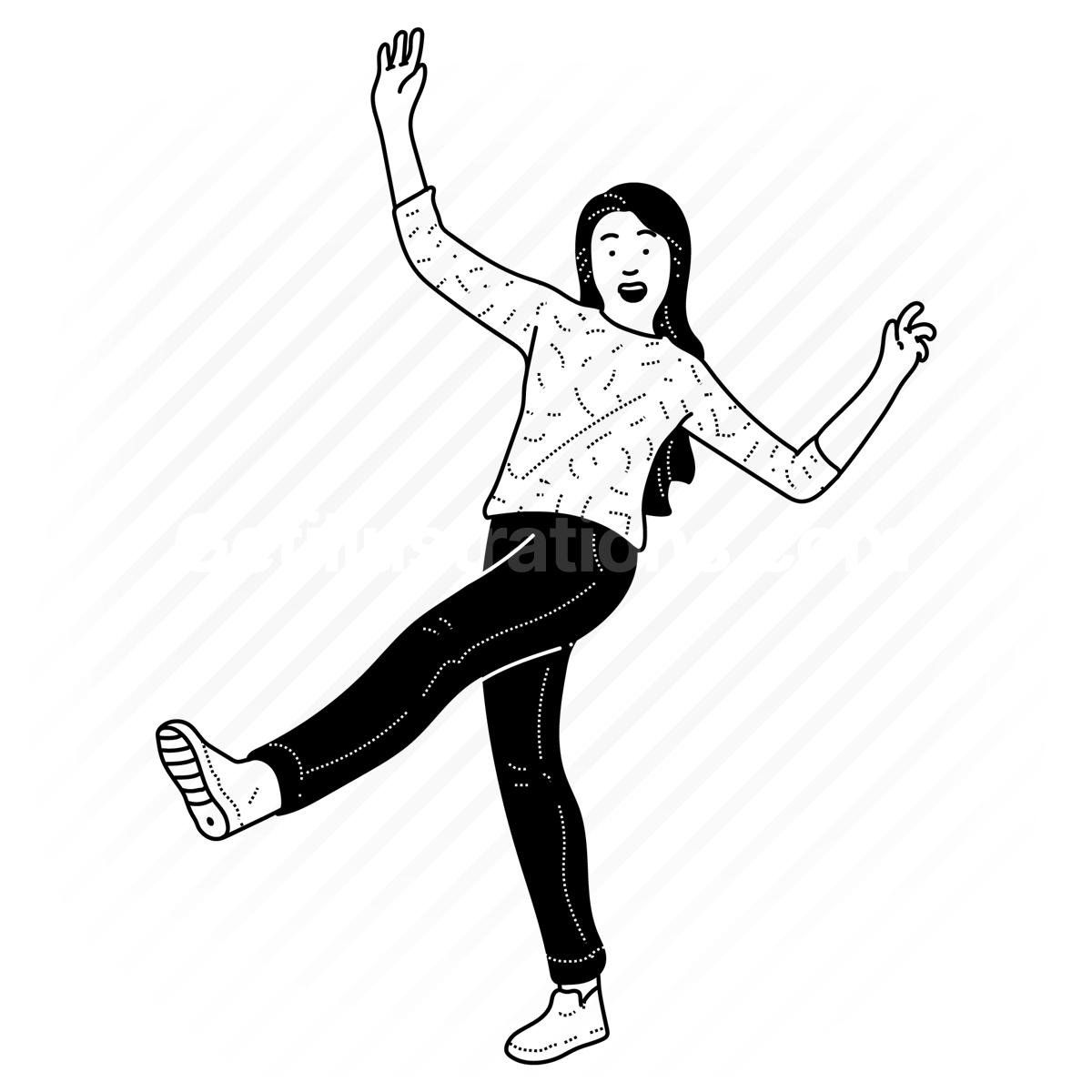 teenager, teenagers, people, person, girl, female, pose, dance, silly, gesture